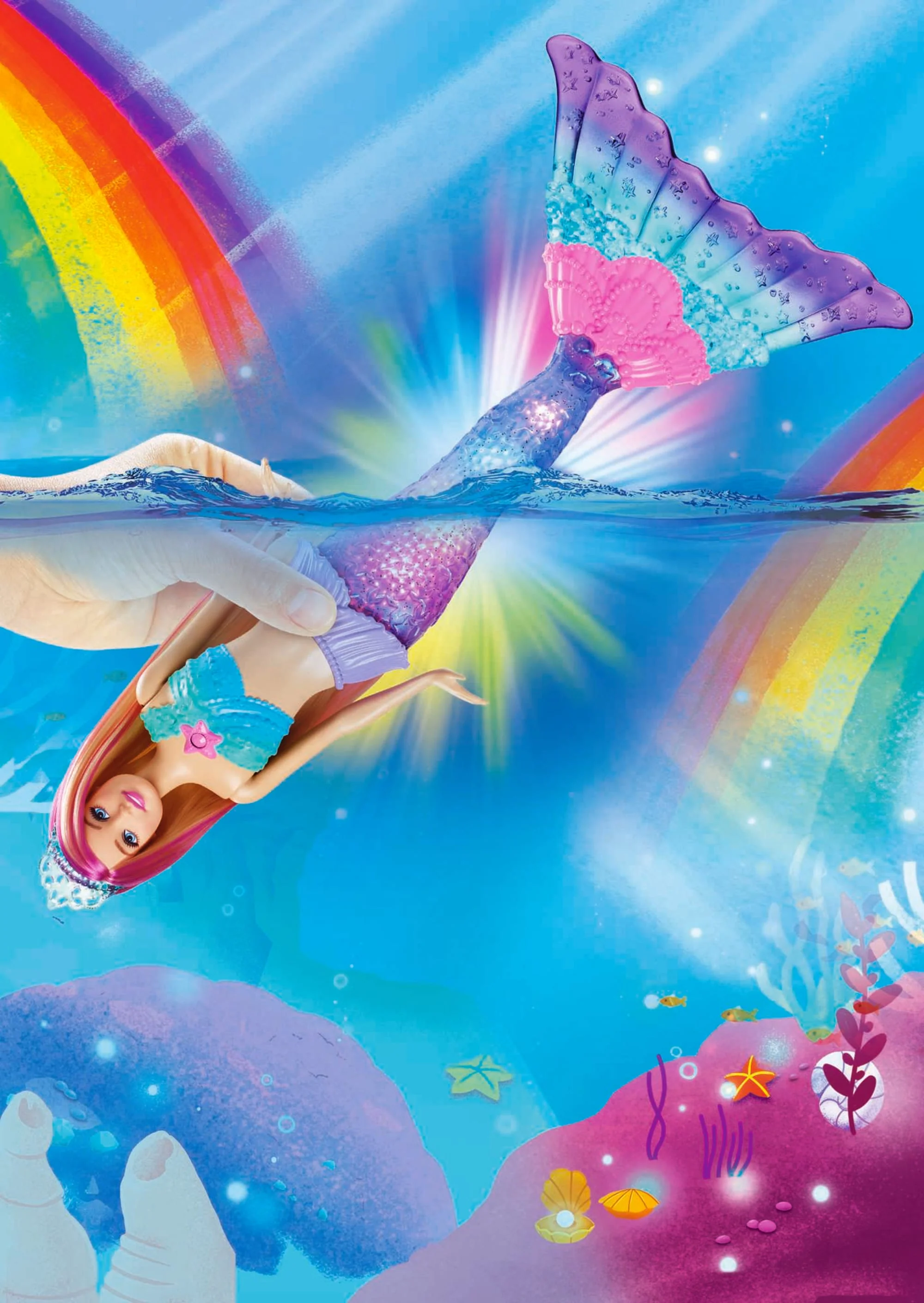 Muñeca Barbie Dreamtopia Twinkle Lights Mermaid Con Función Luminosa, De 3 A 7 Años - Image 3