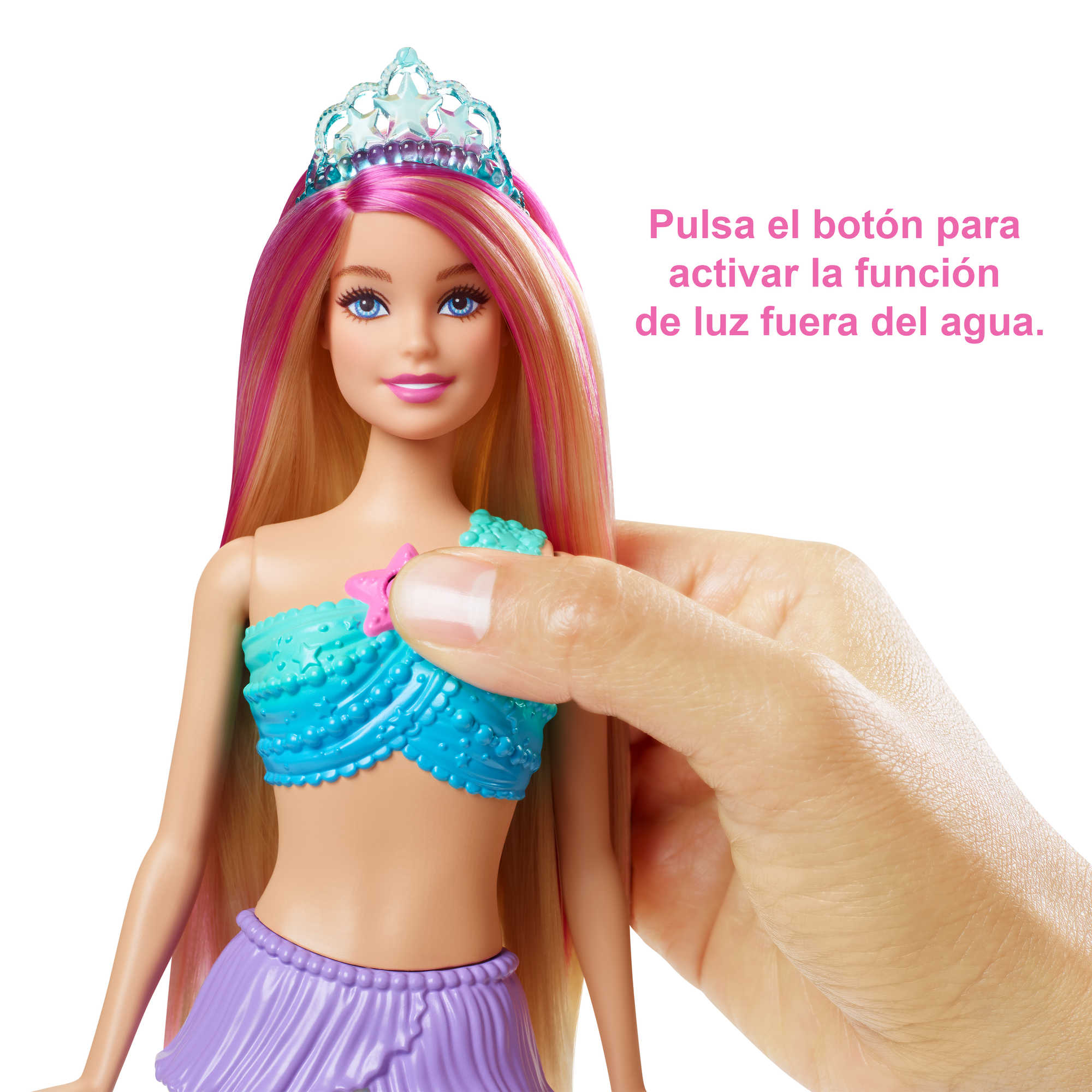 Muñeca Barbie Dreamtopia Twinkle Lights Mermaid Con Función Luminosa, De 3 A 7 Años - Image 5