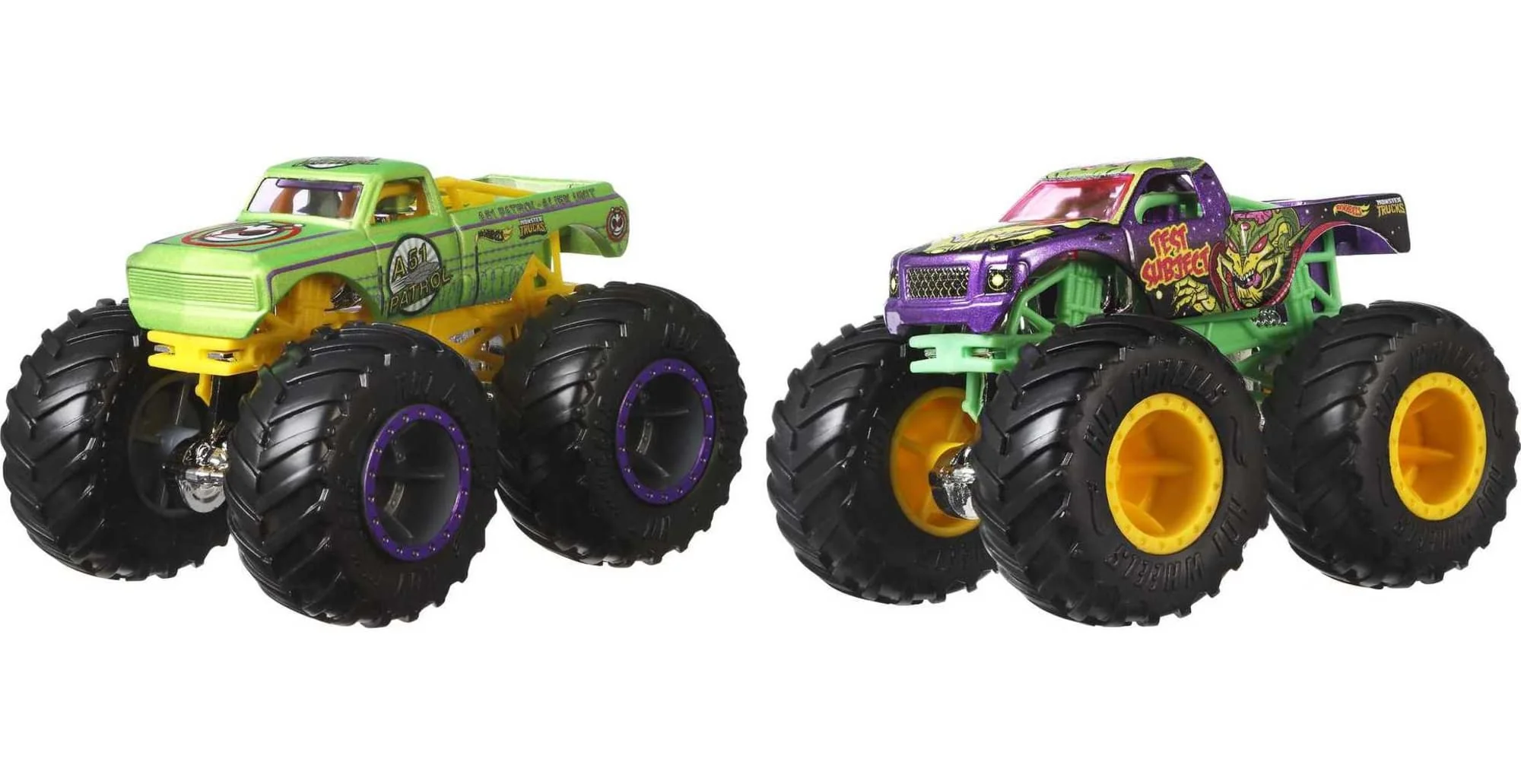 Hot Wheels Monster Truck coches de juguetes duetos de demolición 1:64 - Image 3